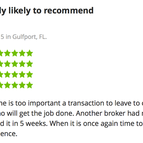 More reviews of my team on Zillow - just search Li