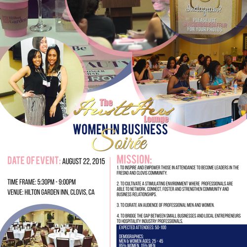One Sheeter for Women In Business Soiree