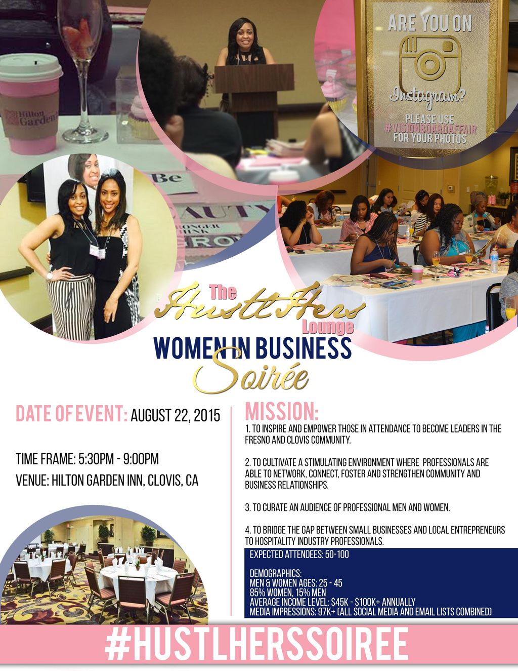 One Sheeter for Women In Business Soiree