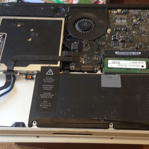Changing out older hard drive on a MacBook Pro