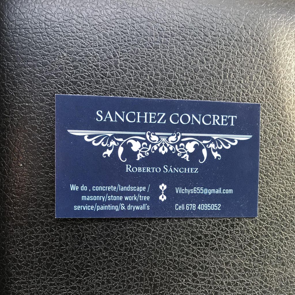 Sánchez concrete