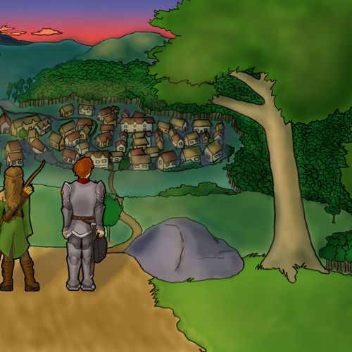 Panel 2 of Theory of Fantasy, a webcomic