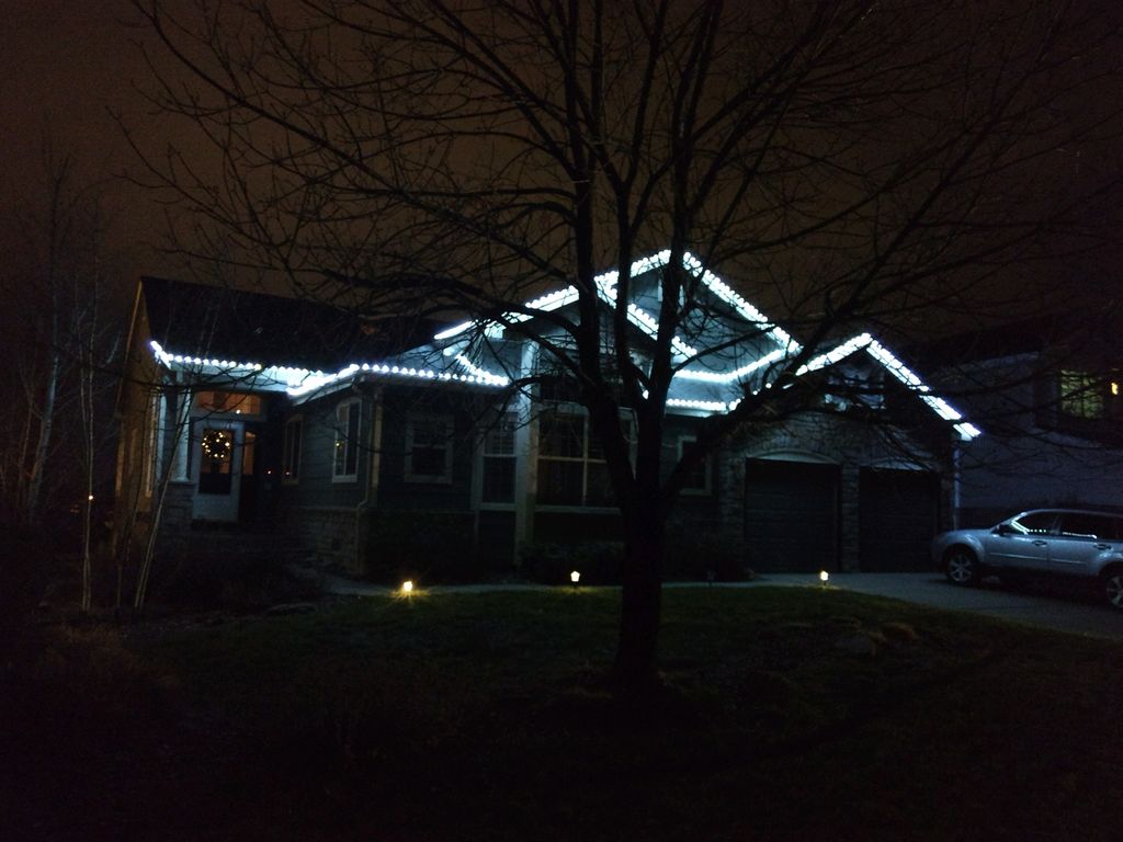 Christmas lights install
