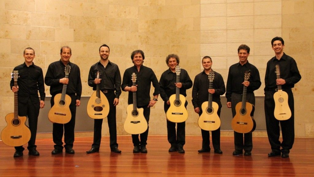 With the Pacific Guitar Ensemble