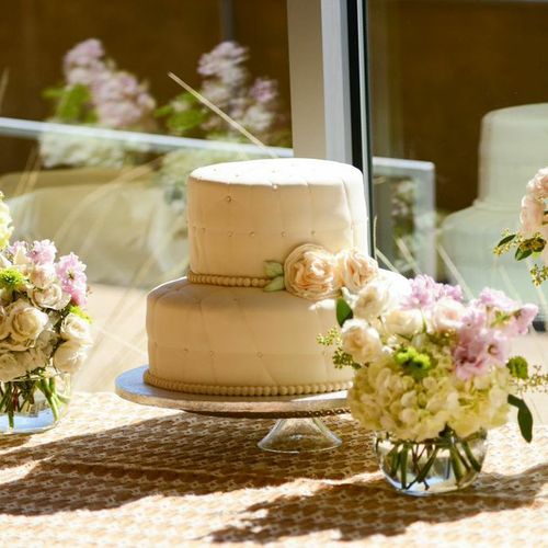 Cake table designed for sweet simplicity