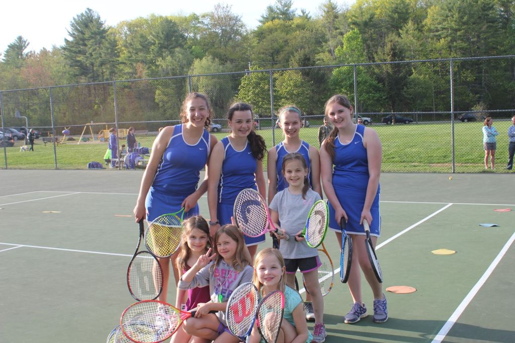 Kids from clinics with high school assistants