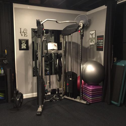 Functional Trainer and other equipment in my gym.