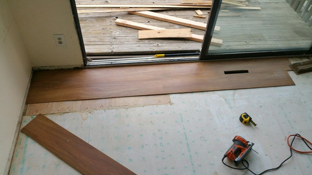 subfloor repair ,new hard wood Install 