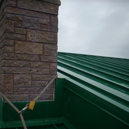 chimney repair and steel roofing