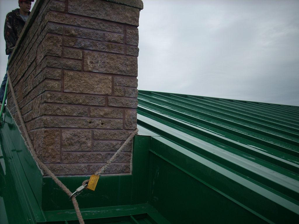 chimney repair and steel roofing