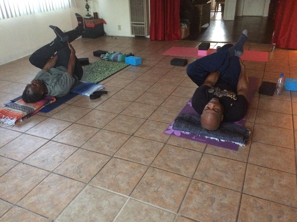 Thread the Needle or Figure Four pose-  Gentle hip