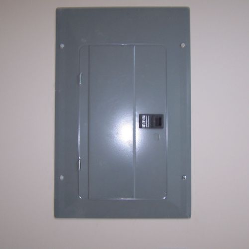 New 100 amp panel