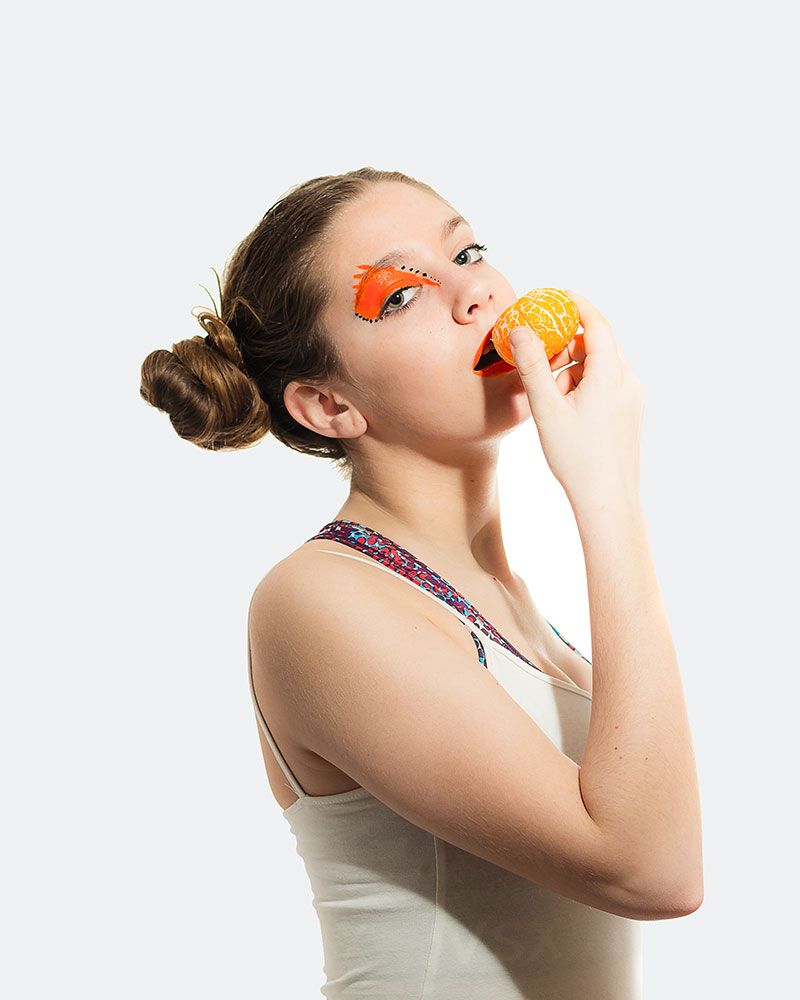 High-key themed portrait session.