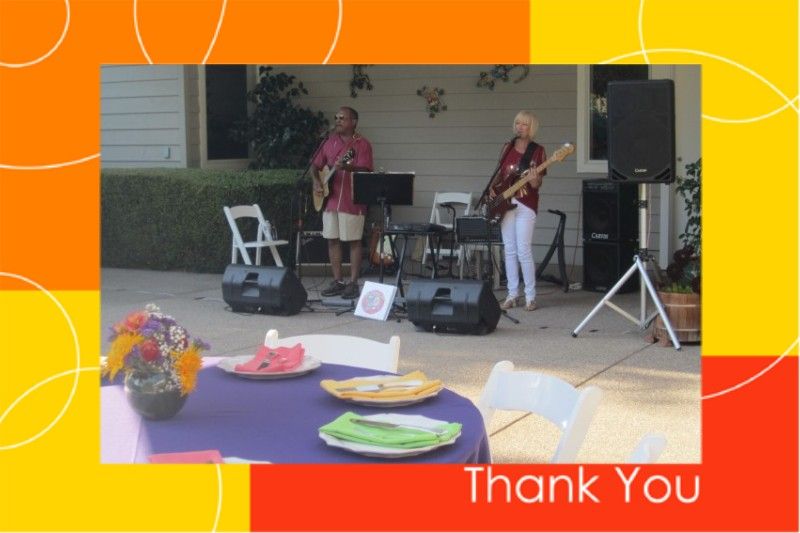 Mike & Carolynn at the Grenke's Garden Party - One
