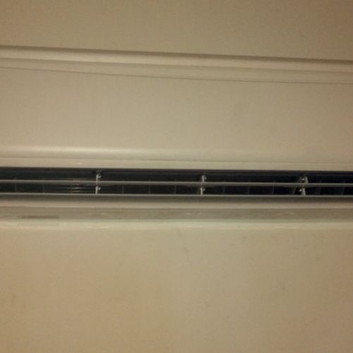 2 Ton mini split (ductless) heat pump in elevator 