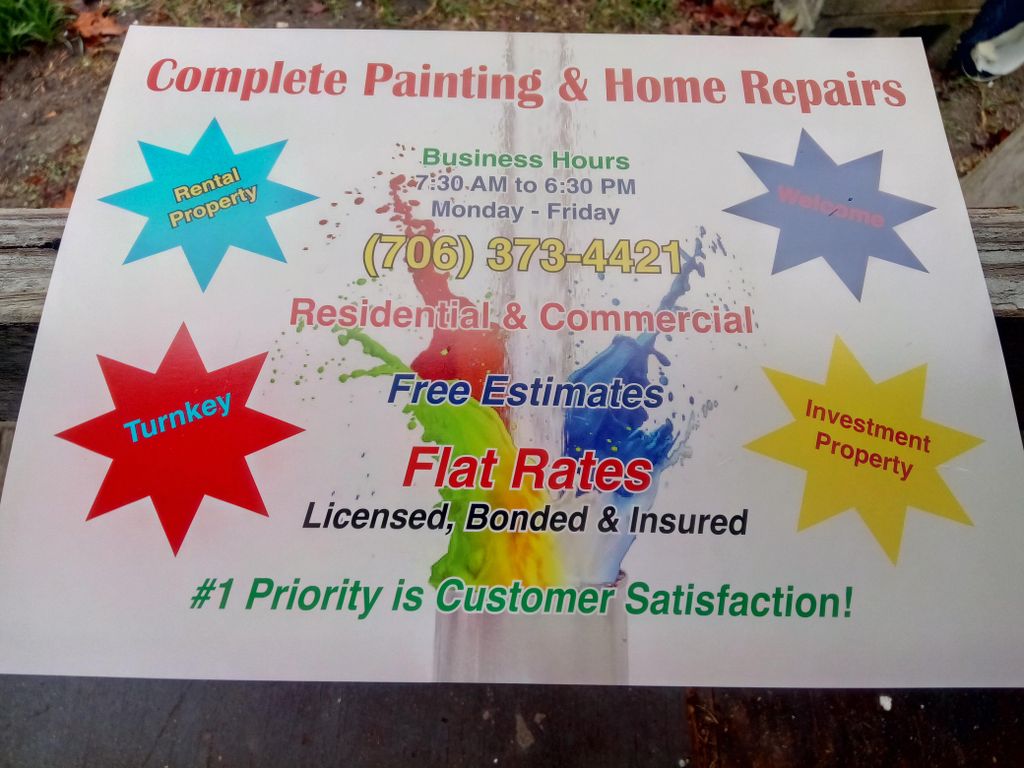 Complete Painting & Home Repairs