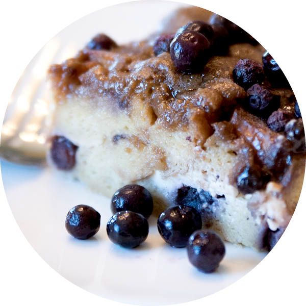 Blueberry Cream Cheese French Toast Bake
*Availabl