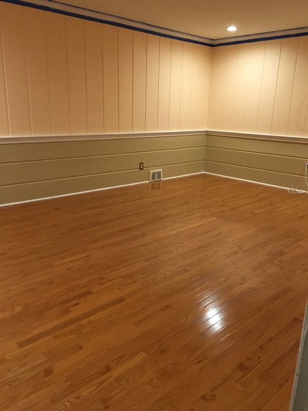 New lighting, flooring and wall colors, all in one