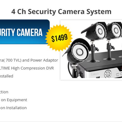 Security Camera System with Installation