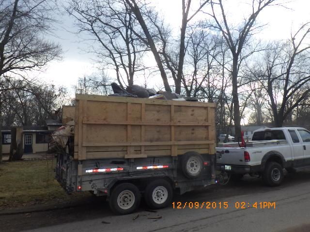 All full ready to go to the dump!!