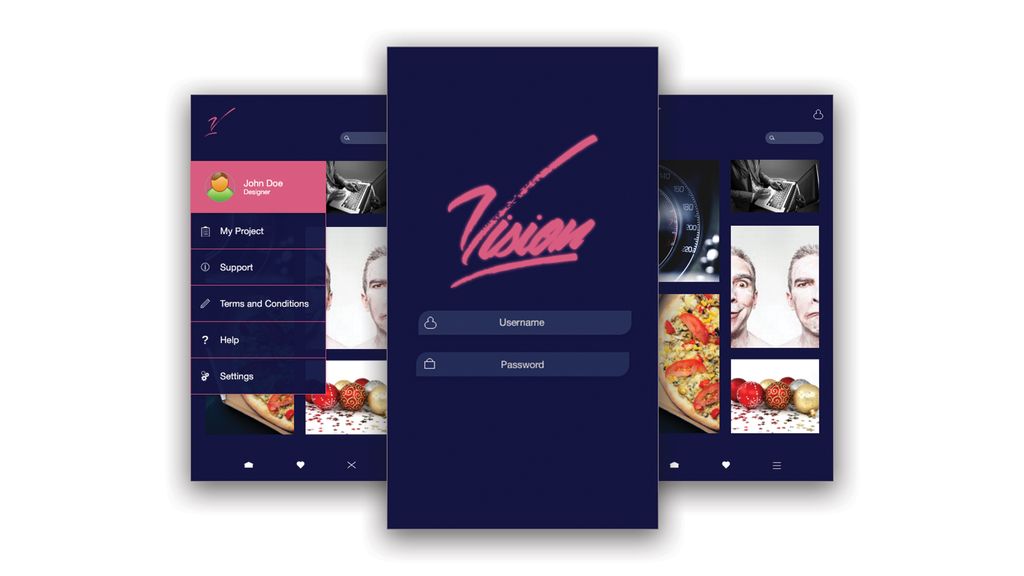 Vision App, for that perfect idea to gain life.