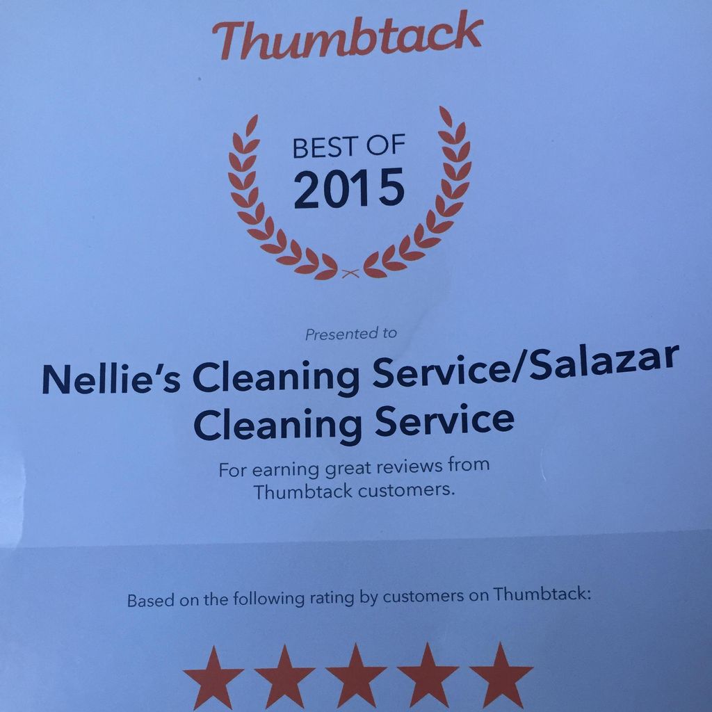 Nellie's Cleaning Service/Salazar Cleaning Service