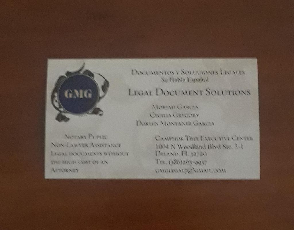 GMG LEGAL DOCUMENTS SOLUTIONS LLC