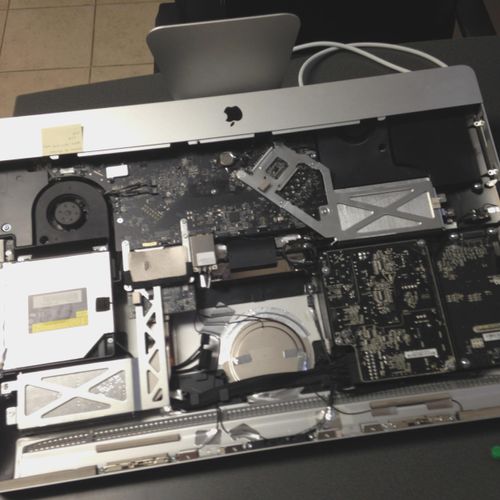 Replacing/upgrading an iMac hard drive.