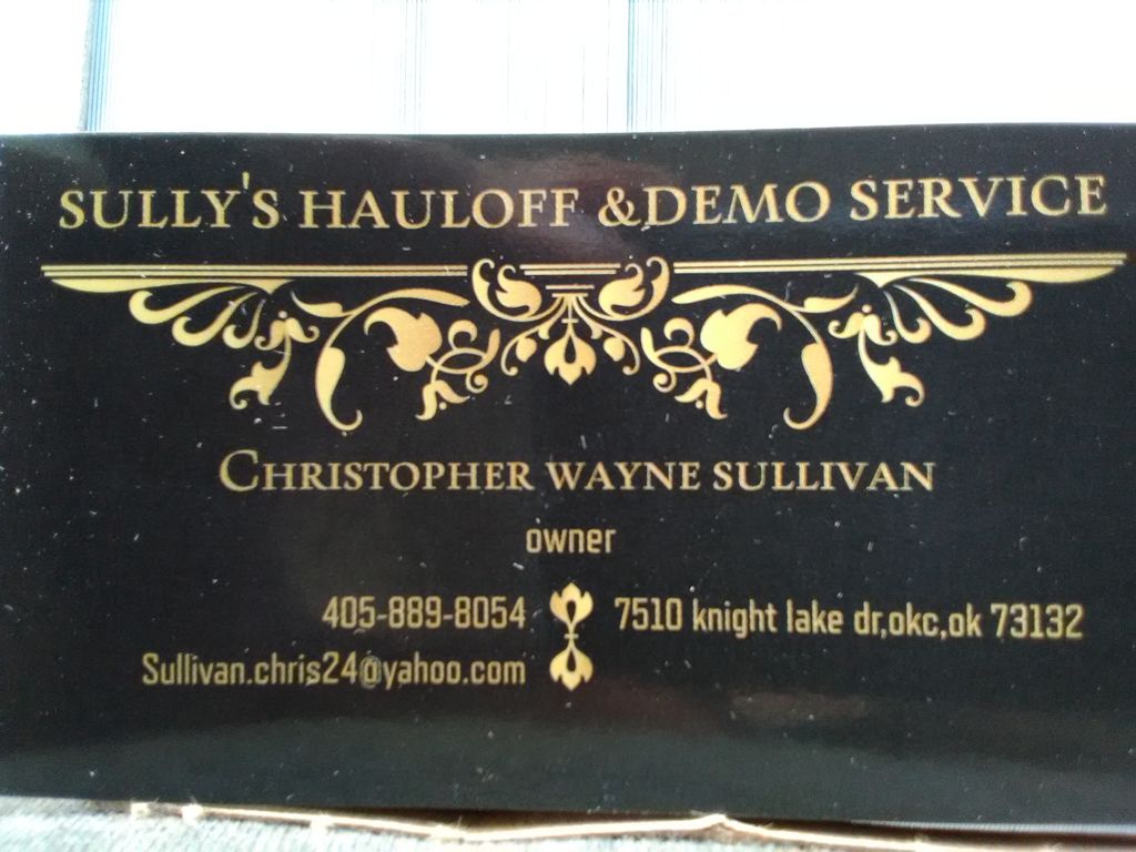 Sully's demo and haul off service
