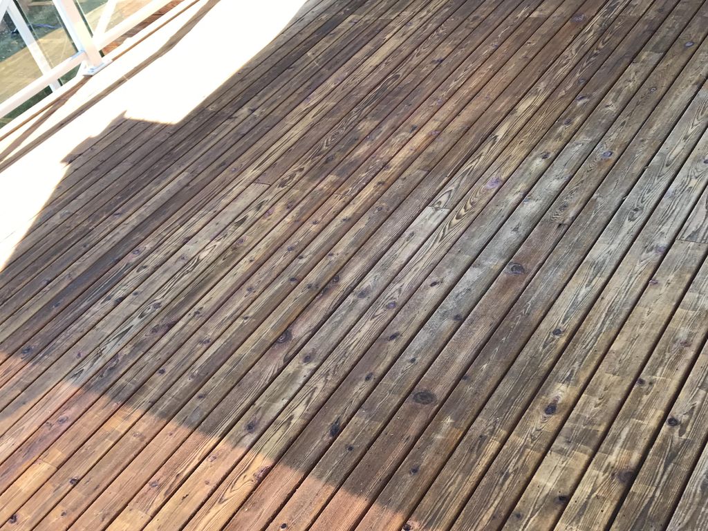 Deck paint removal
