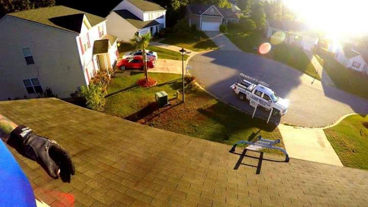 The view from a Second Story roof we are inspectin