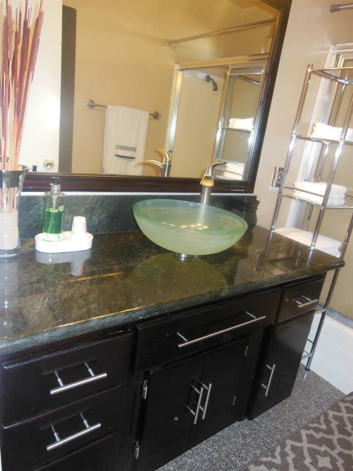 Bathroom pocket drawers/doors - After