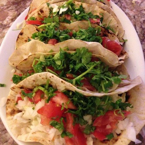 Grilled Fish Tacos w fresh Salsa 