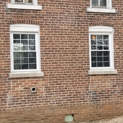  Old house brick tuck pointing