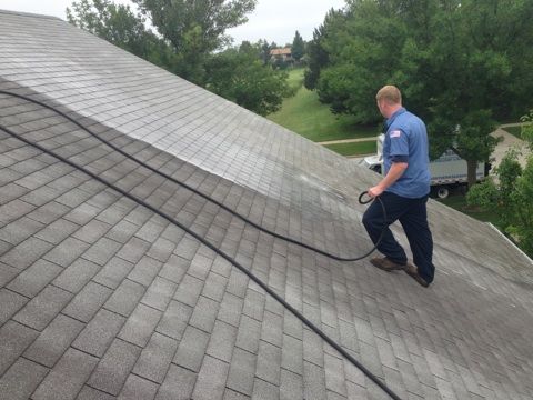 No pressure roof cleaning - be wary of contractors
