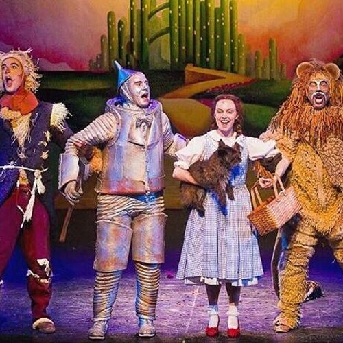 As the Scarecrow in The Wizard of Oz at Theatre by