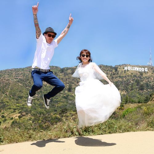Wedding Photo Shoots at Hollywood Sign. - LIGGIC P