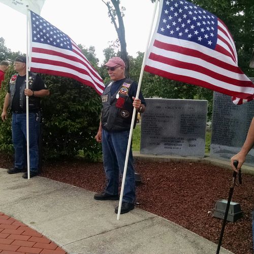 memorial day 2015 patriot guard flagline i am on t