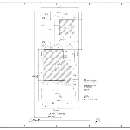 Whittier Remodel- Site Plan