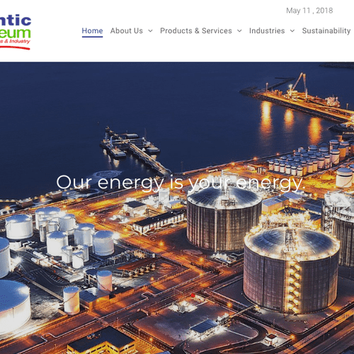Website and Logo Design for atlanticpetro.com