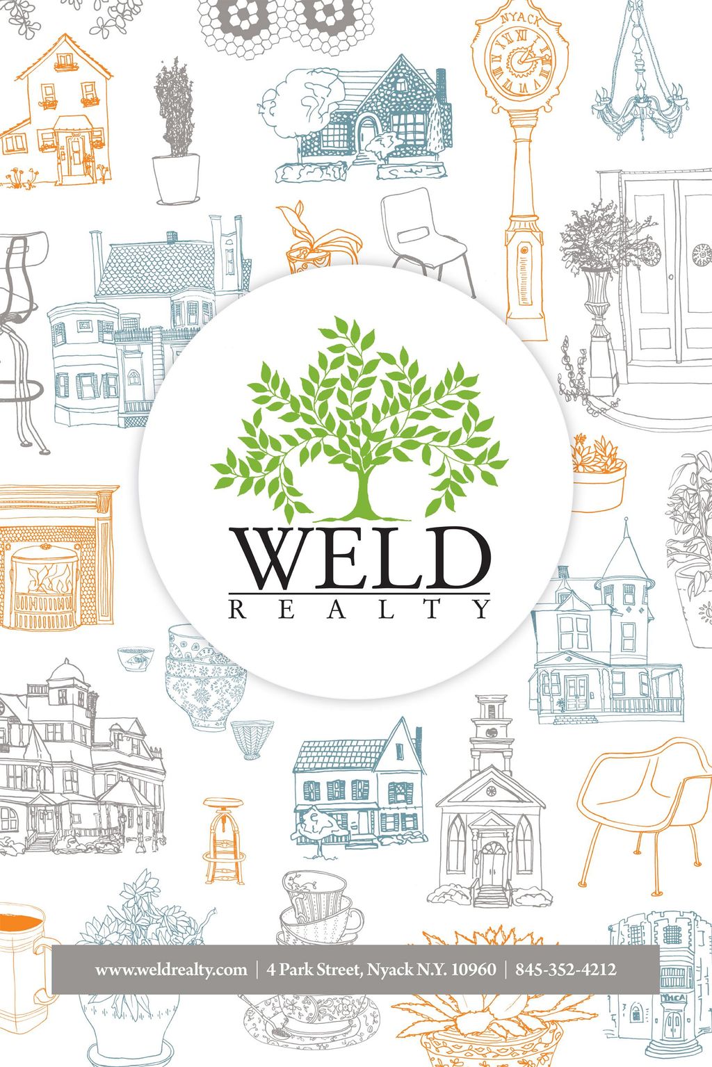 Illustrations for Weld Realty Poster and marketing