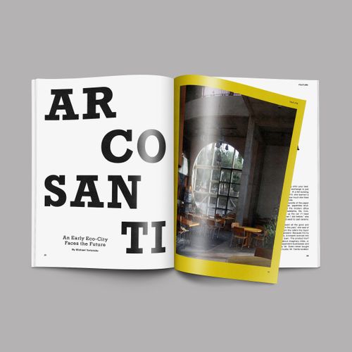 Architectural magazine design