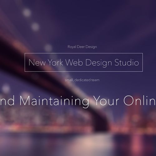 New York Web Design Studio