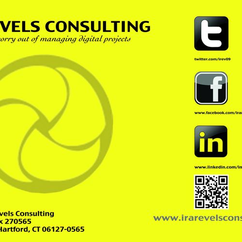 Ira Revels Consulting marketing collateral