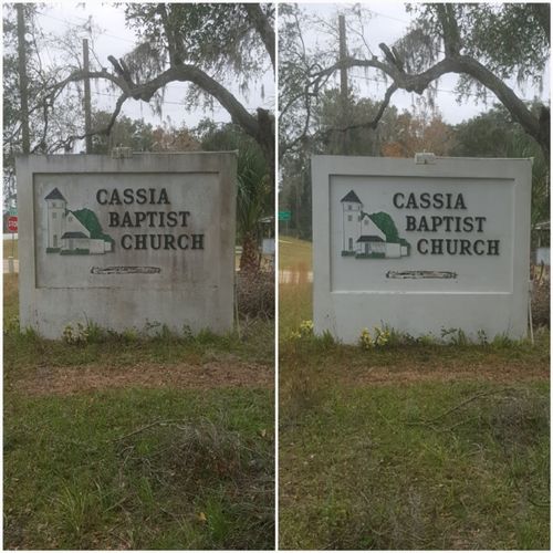Sign Cleaning 