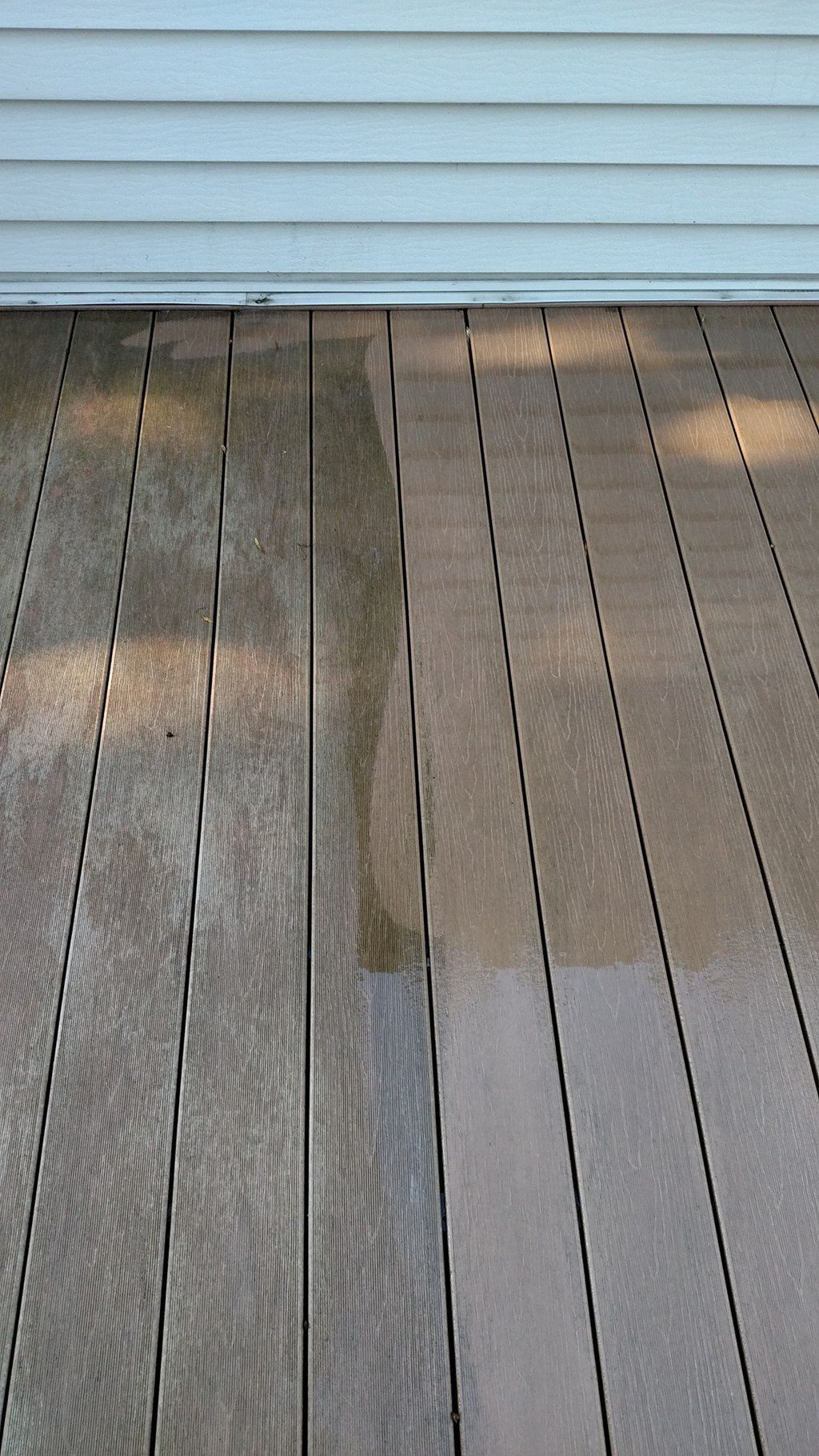 Pressure washing not only get's the dirt off but i