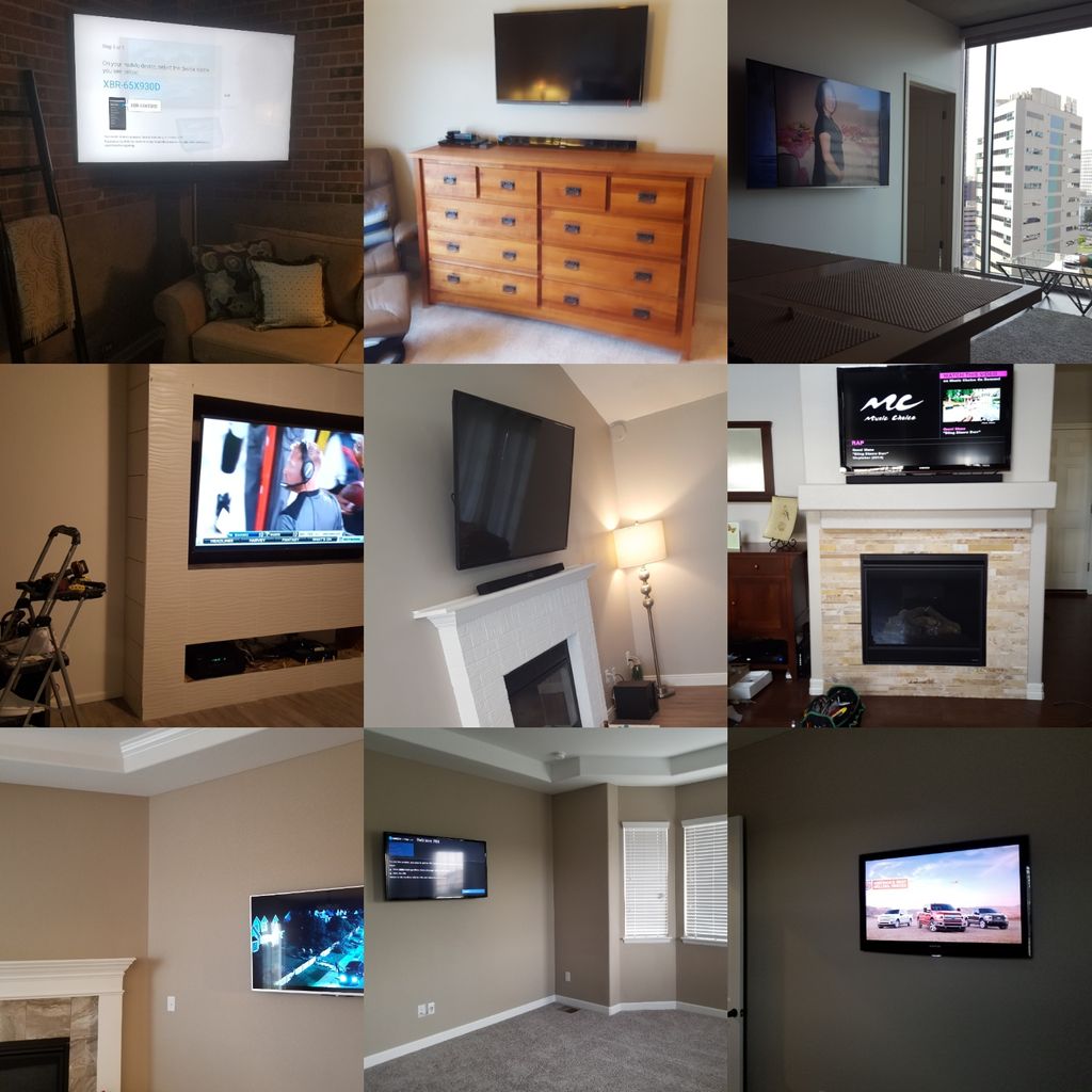 Profession TV Mounting and Cord concealment servic