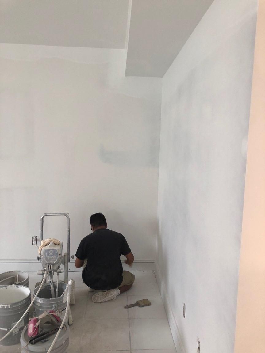 Wellness Center remodel - paint in progress