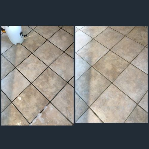 Dirty to Clean Tile