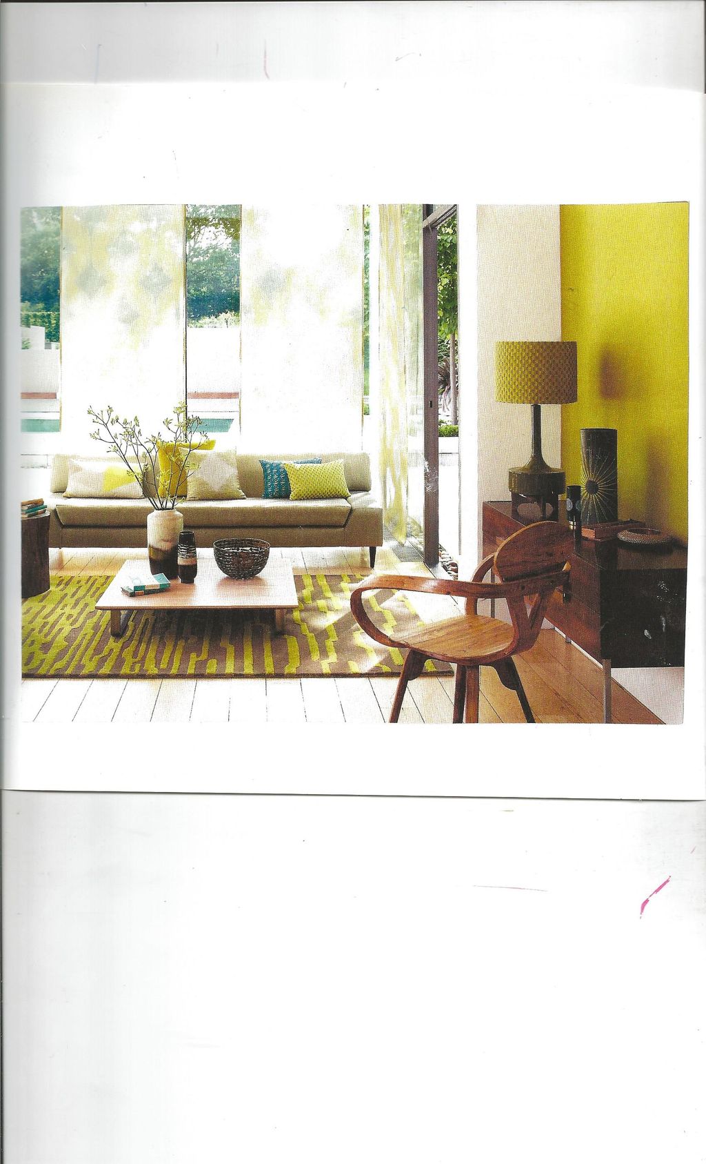 By using  Mid-Century Modern furniture, we brought